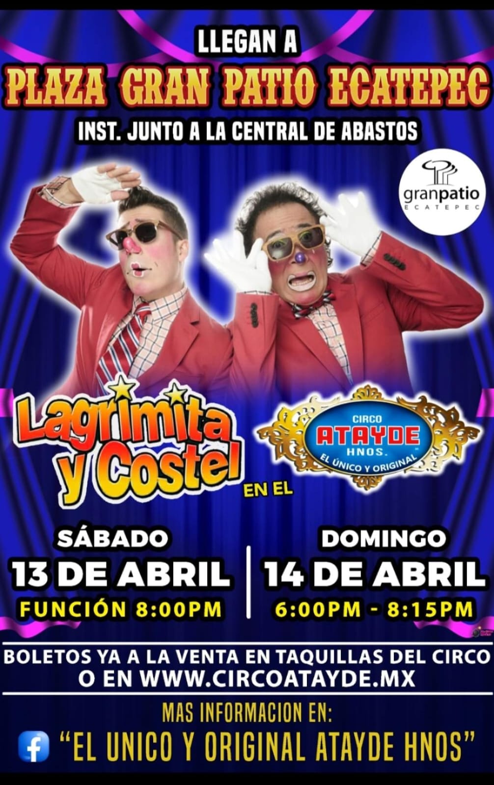 Lagrimita y Costel en Gran Patio Ecatepec