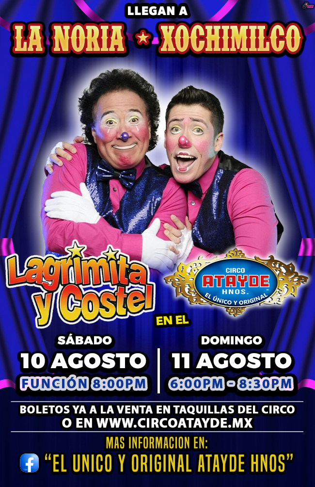 Lagrímita y Costel en La Noria Xochimilco