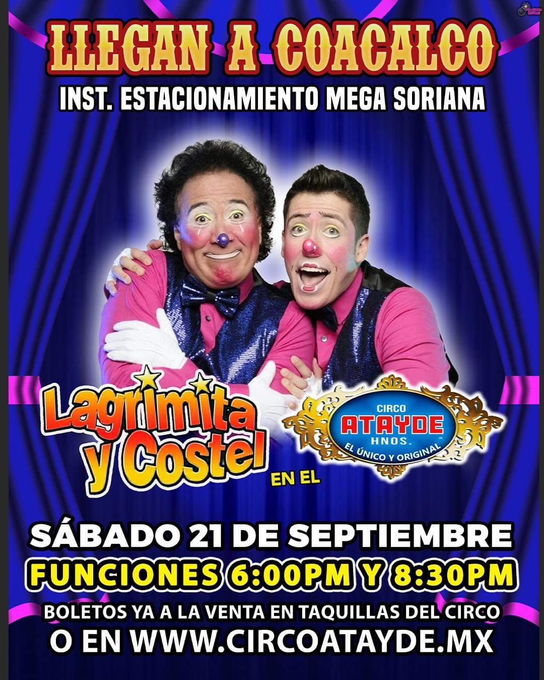 Lagrimita y Costel en Mega Soriana Coacalco