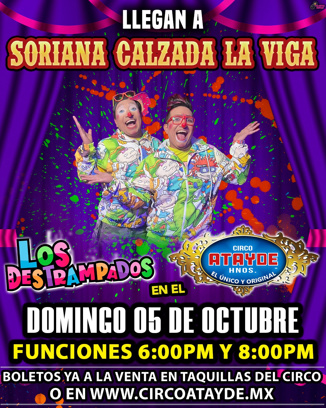 Los Destrampados en Circo Atayde – Soriana Calazada la Viga