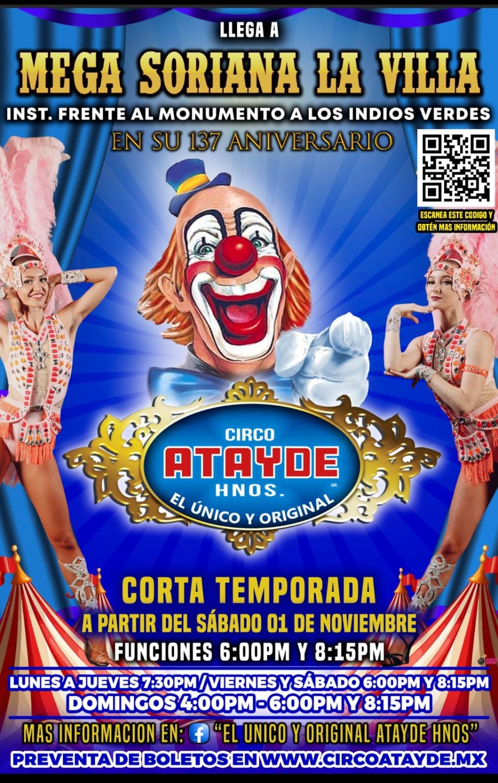 Circo Atayde en Mega Soriana La Villa